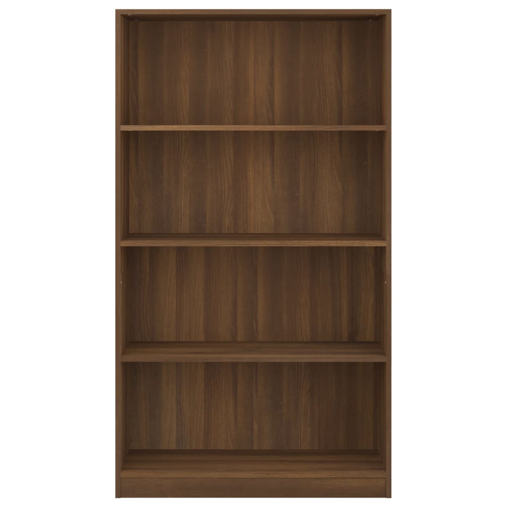 Bibliotecă cu 4 niveluri stejar maro 80x24x142 cm lemn compozit Lando - Lando