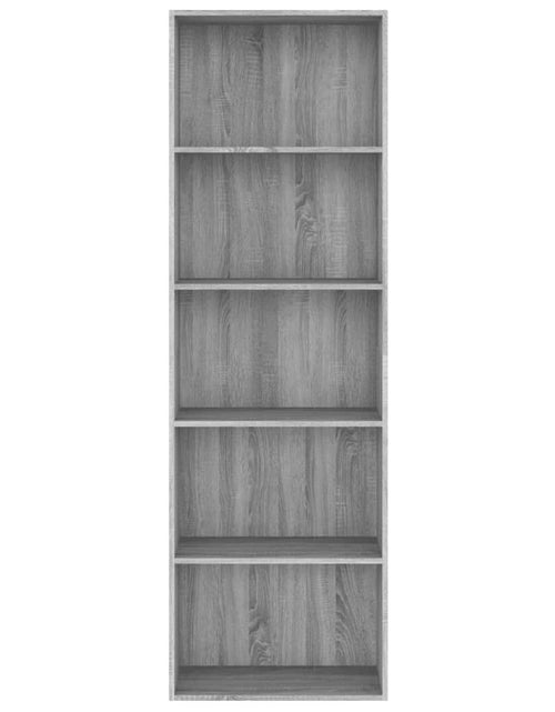 Загрузите изображение в средство просмотра галереи, Bibliotecă 5 niveluri gri sonoma 60x30x189 cm lemn compozit - Lando
