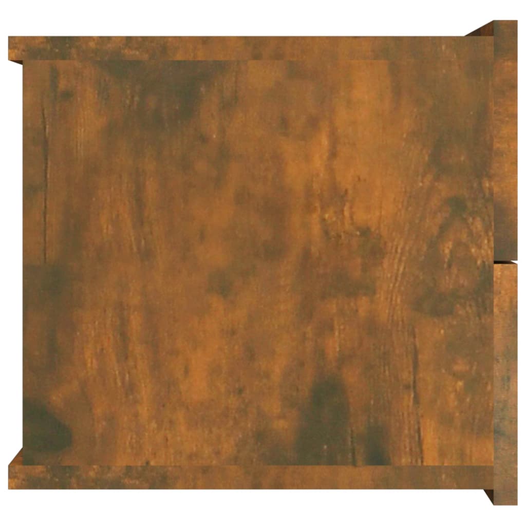 Noptieră, stejar fumuriu, 40x30x30 cm, lemn prelucrat - Lando