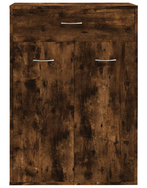 Încărcați imaginea în vizualizatorul Galerie, Pantofar, stejar fumuriu, 60x35x84 cm, lemn prelucrat - Lando
