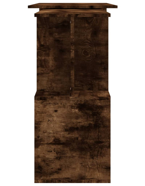 Încărcați imaginea în vizualizatorul Galerie, Birou de colț, stejar fumuriu, 200x50x76 cm, lemn prelucrat - Lando
