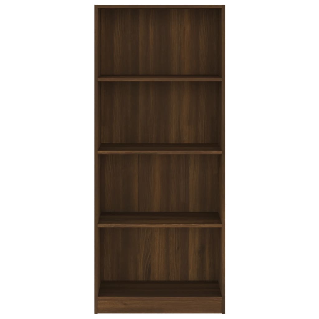 Bibliotecă cu 4 niveluri stejar maro 60x24x142 cm lemn compozit Lando - Lando