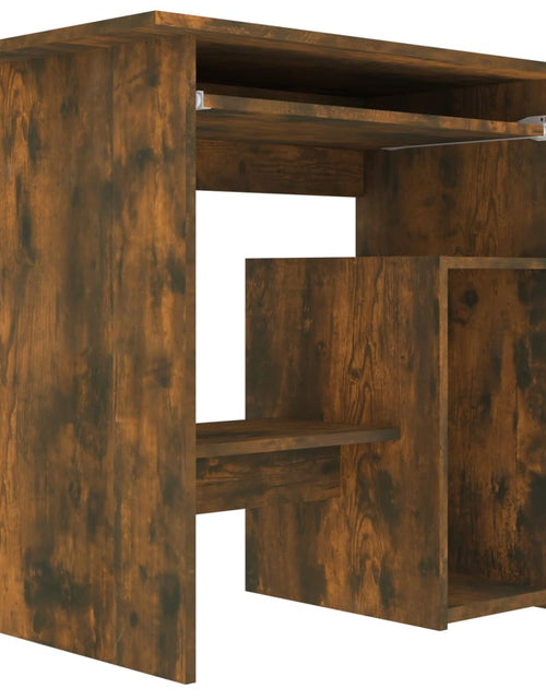 Încărcați imaginea în vizualizatorul Galerie, Birou, stejar fumuriu, 80x45x74 cm, lemn prelucrat - Lando
