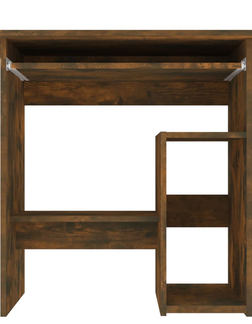 Încărcați imaginea în vizualizatorul Galerie, Birou, stejar fumuriu, 80x45x74 cm, lemn prelucrat - Lando
