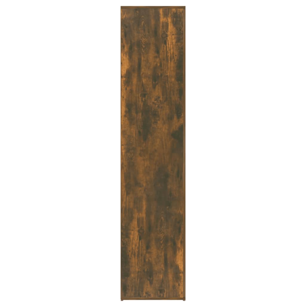 Pantofar, stejar fumuriu, 80x39x178 cm, lemn prelucrat - Lando