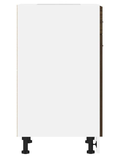 Загрузите изображение в средство просмотра галереи, Dulap inferior de chiuvetă, stejar maro, 50x46x81,5 cm, lemn - Lando
