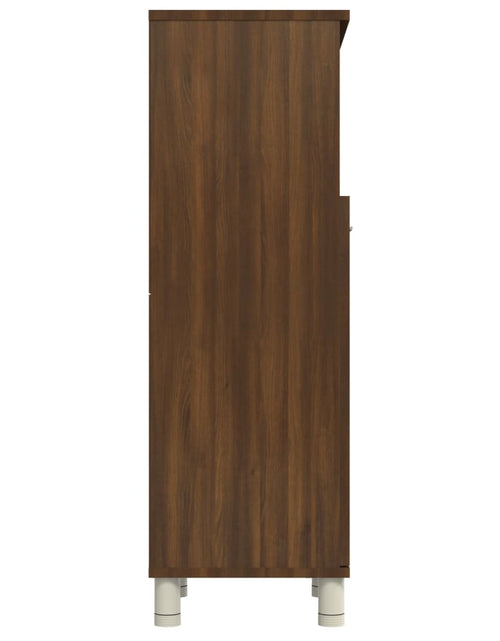 Încărcați imaginea în vizualizatorul Galerie, Dulap de baie, stejar maro, 30x30x95 cm, lemn prelucrat - Lando
