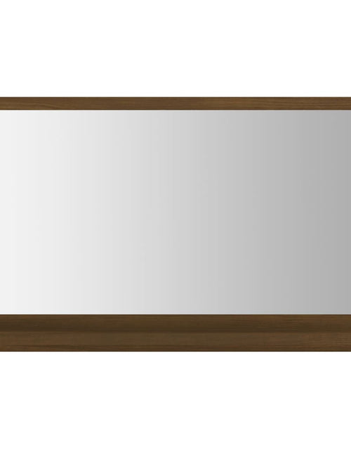Загрузите изображение в средство просмотра галереи, Oglindă de baie, stejar maro, 60x10,5x37 cm, lemn compozit Lando - Lando

