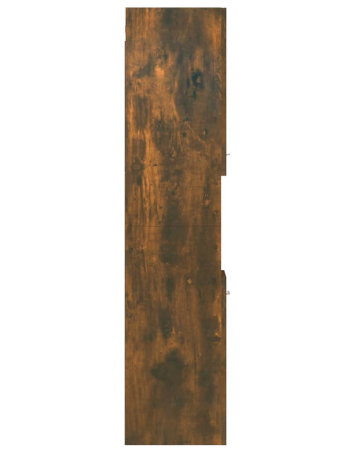 Încărcați imaginea în vizualizatorul Galerie, Dulap de baie, stejar fumuriu, 30x30x130 cm, lemn prelucrat - Lando
