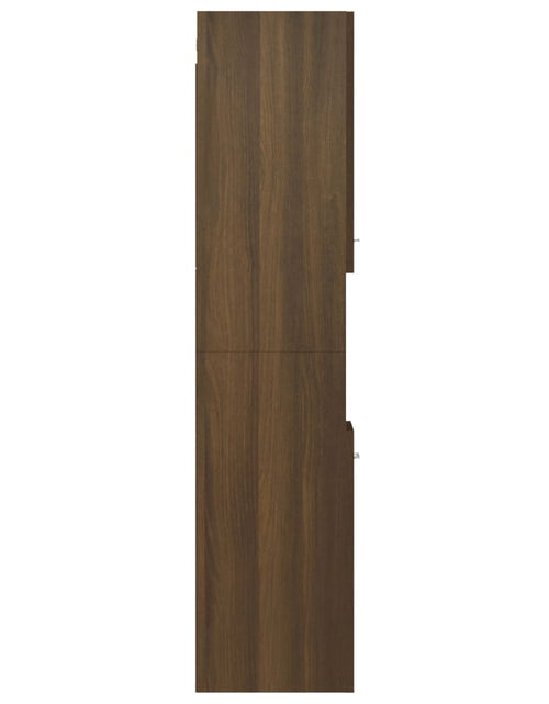 Încărcați imaginea în vizualizatorul Galerie, Dulap de baie, stejar maro, 30x30x130 cm, lemn prelucrat - Lando
