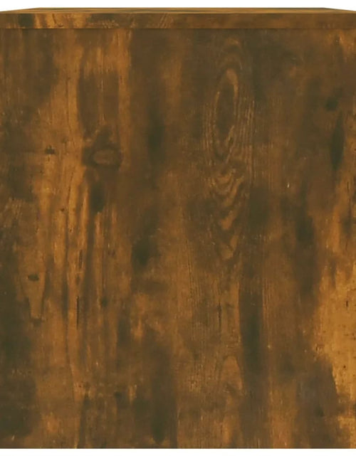Încărcați imaginea în vizualizatorul Galerie, Noptieră, stejar fumuriu, 50x39x43,5 cm, lemn prelucrat - Lando
