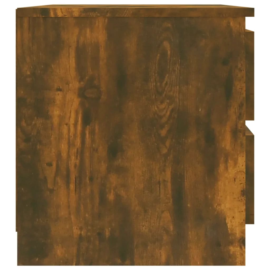 Noptieră, stejar fumuriu, 50x39x43,5 cm, lemn prelucrat - Lando