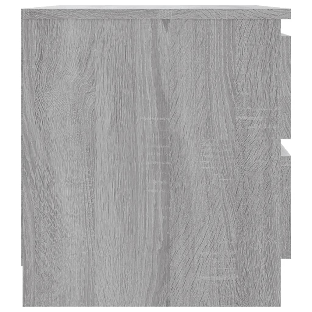 Noptieră, sonoma gri, 50x39x43,5 cm, lemn prelucrat - Lando