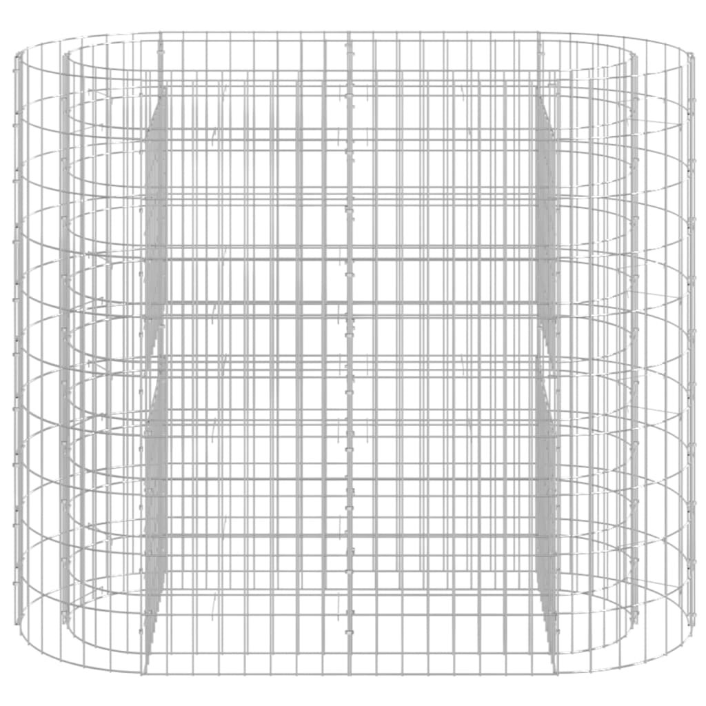 Strat înălțat gabion, 120x50x100 cm, fier galvanizat Lando - Lando