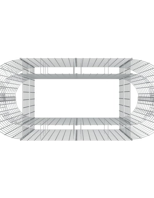Загрузите изображение в средство просмотра галереи, Strat înălțat gabion, 120x50x100 cm, fier galvanizat Lando - Lando

