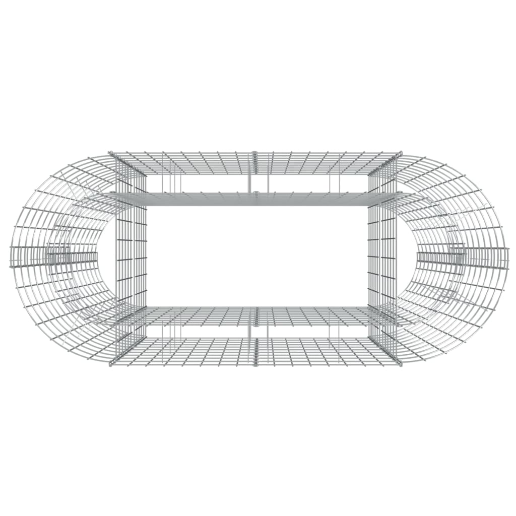 Strat înălțat gabion, 120x50x100 cm, fier galvanizat Lando - Lando