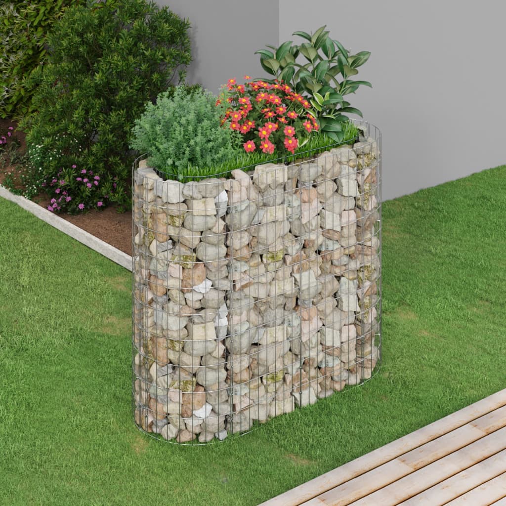 Strat înălțat gabion, 120x50x100 cm, fier galvanizat Lando - Lando