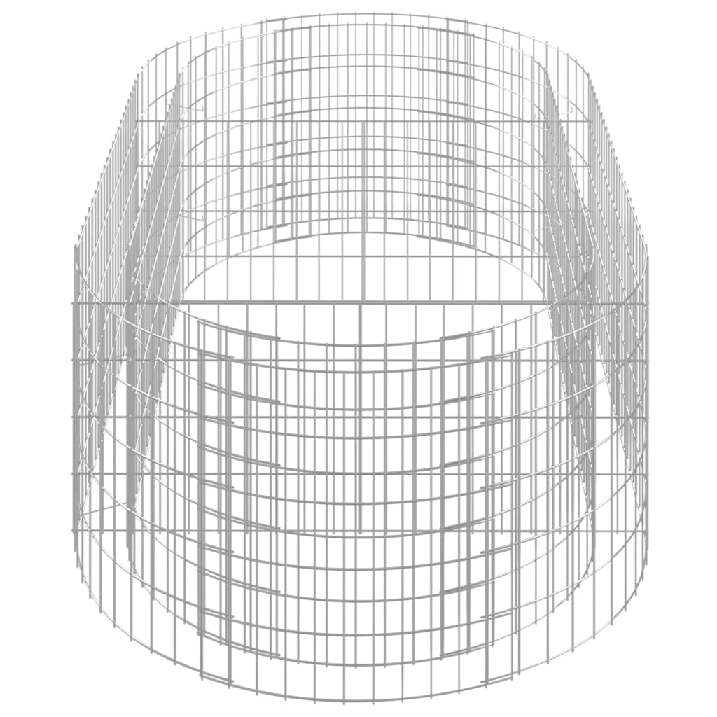 Strat înălțat gabion, 200x100x50 cm, fier galvanizat Lando - Lando