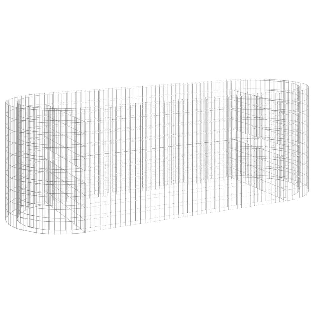 Strat înălțat gabion, 300x100x100 cm, fier galvanizat Lando - Lando