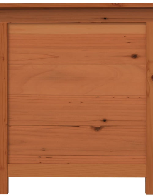 Încărcați imaginea în vizualizatorul Galerie, Cutie de perne de exterior maro 50x50x56 cm lemn masiv brad - Lando
