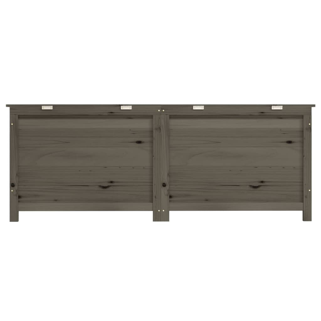 Cutie de perne de exterior antracit 150x50x56cm lemn masiv brad - Lando