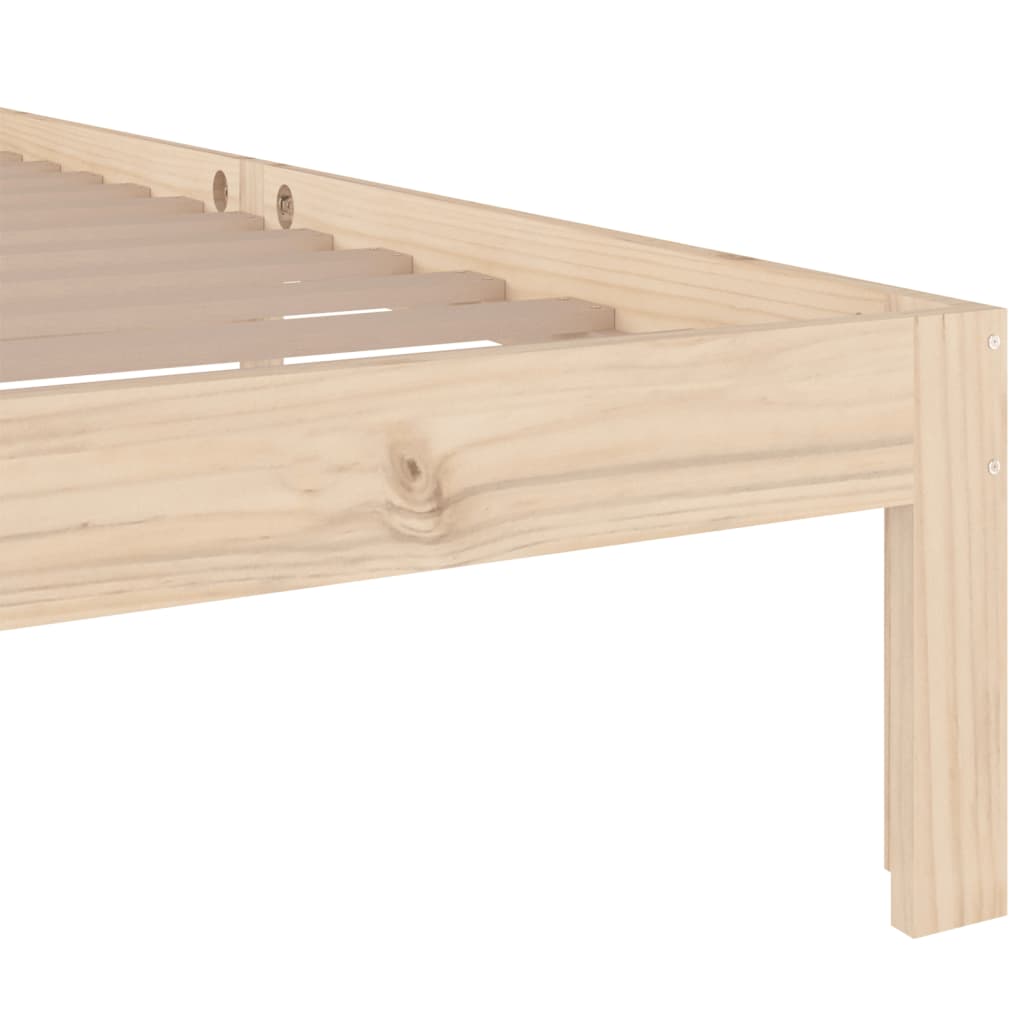 Cadru de pat, 90x200 cm, lemn masiv de stejar - Lando