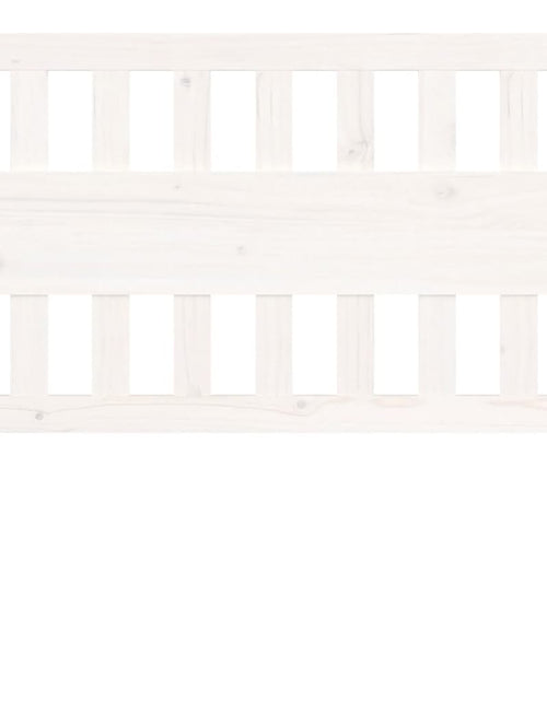 Загрузите изображение в средство просмотра галереи, Tăblie de pat, alb, 105,5x4x100 cm, lemn masiv de pin - Lando
