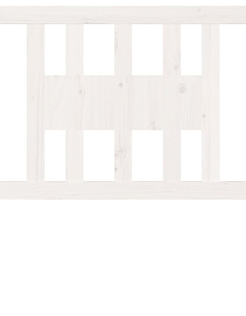 Încărcați imaginea în vizualizatorul Galerie, Tăblie de pat, alb, 81x4x100 cm, lemn masiv de pin - Lando
