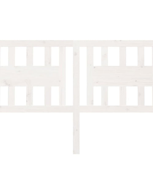 Загрузите изображение в средство просмотра галереи, Tăblie de pat, alb, 166x4x100 cm, lemn masiv de pin - Lando
