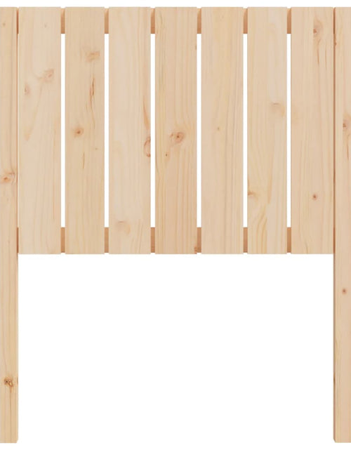 Încărcați imaginea în vizualizatorul Galerie, Tăblie de pat, 80,5x4x100 cm, lemn masiv de pin - Lando
