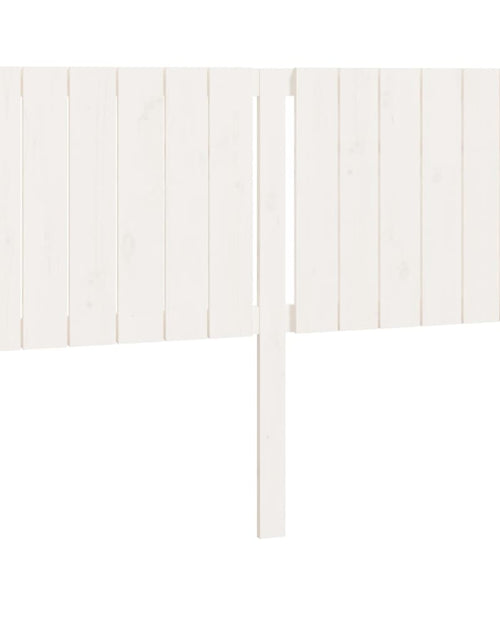 Загрузите изображение в средство просмотра галереи, Tăblie de pat, alb, 140,5x4x100 cm, lemn masiv de pin - Lando
