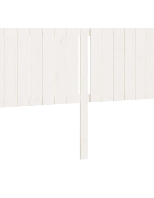 Încărcați imaginea în vizualizatorul Galerie, Tăblie de pat, alb, 165,5x4x100 cm, lemn masiv de pin - Lando
