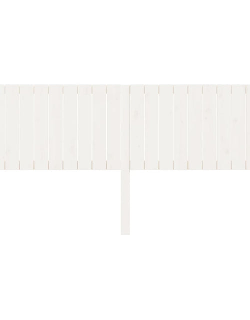 Загрузите изображение в средство просмотра галереи, Tăblie de pat, alb, 205,5x4x100 cm, lemn masiv de pin - Lando
