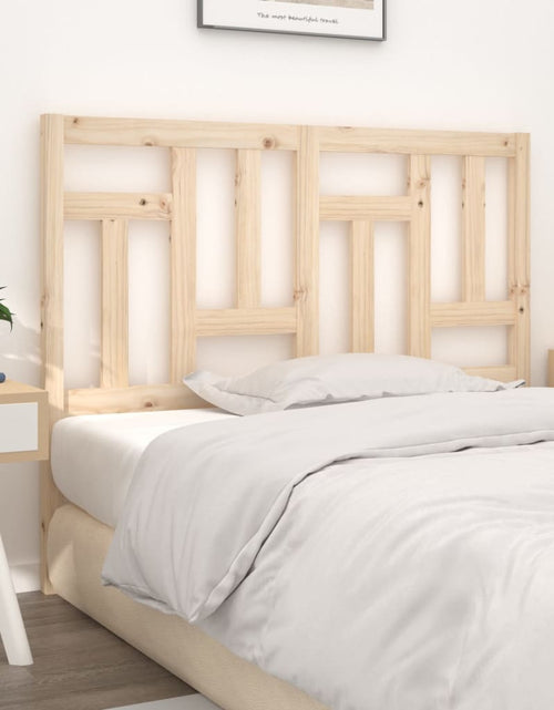 Încărcați imaginea în vizualizatorul Galerie, Tăblie de pat, 125,5x4x100 cm, lemn masiv de pin - Lando

