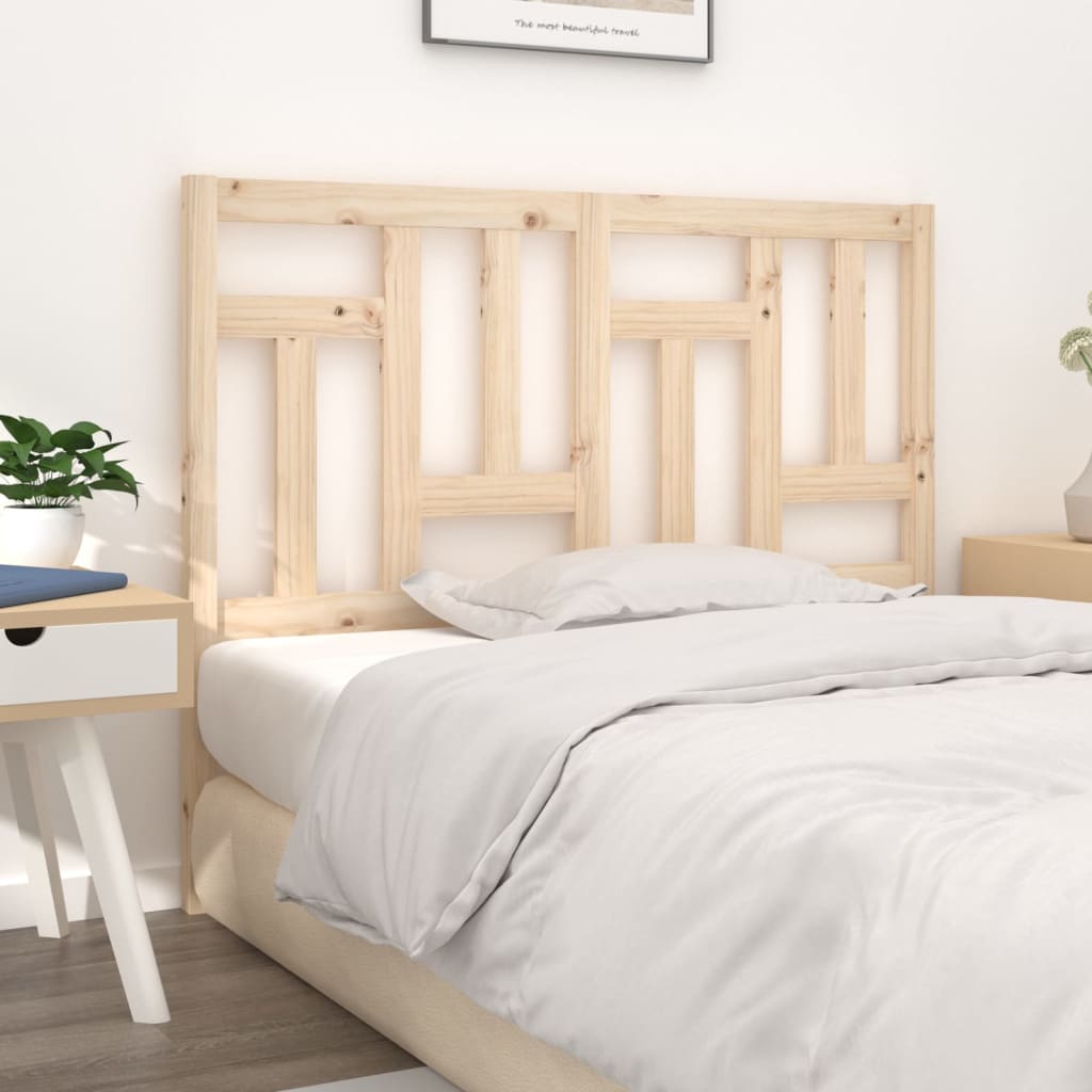 Tăblie de pat, 125,5x4x100 cm, lemn masiv de pin - Lando