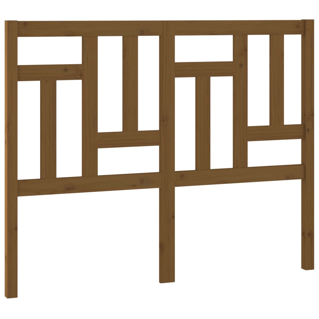 Tăblie de pat, maro miere, 205,5x4x100 cm, lemn masiv de pin - Lando