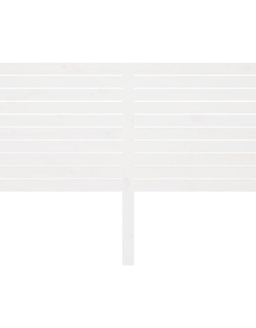 Încărcați imaginea în vizualizatorul Galerie, Tăblie de pat, alb, 126x4x100 cm, lemn masiv de pin - Lando
