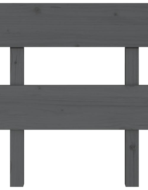 Загрузите изображение в средство просмотра галереи, Tăblie de pat, gri, 93,5x3x81 cm, lemn masiv de pin - Lando

