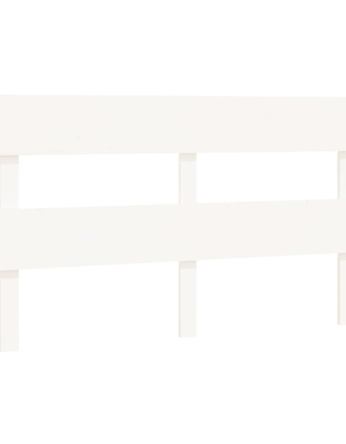 Загрузите изображение в средство просмотра галереи, Tăblie de pat, alb, 164x3x81 cm, lemn masiv de pin - Lando
