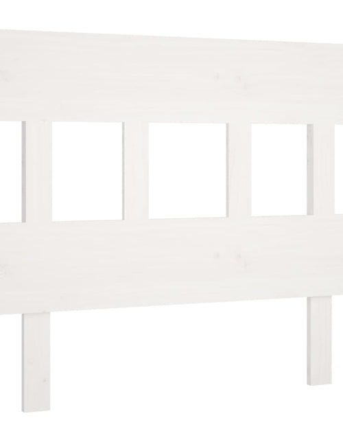 Загрузите изображение в средство просмотра галереи, Tăblie de pat, alb, 78,5x3x81 cm, lemn masiv de pin - Lando
