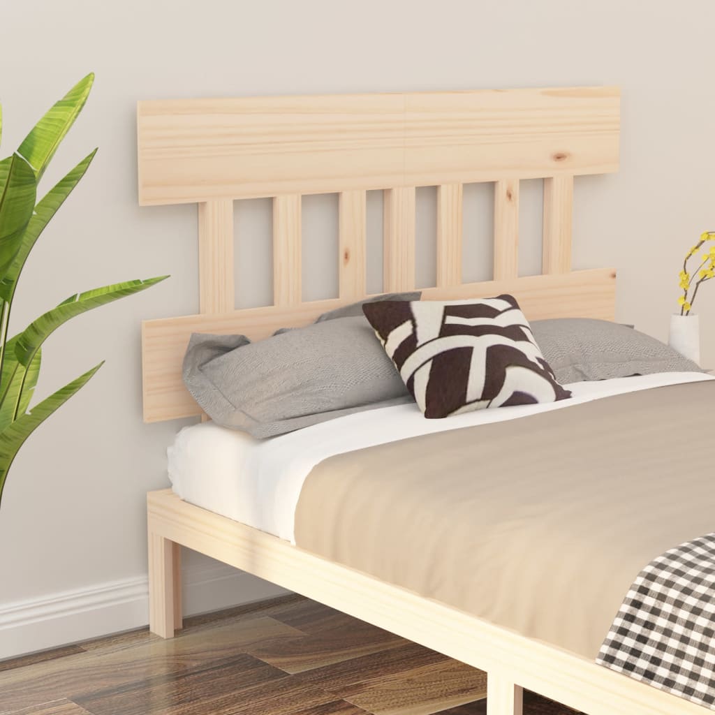 Tăblie de pat, 123,5x3x81 cm, lemn masiv de pin - Lando