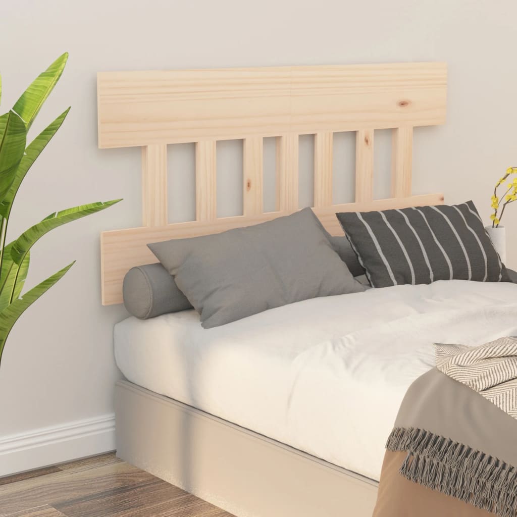 Tăblie de pat, 123,5x3x81 cm, lemn masiv de pin - Lando