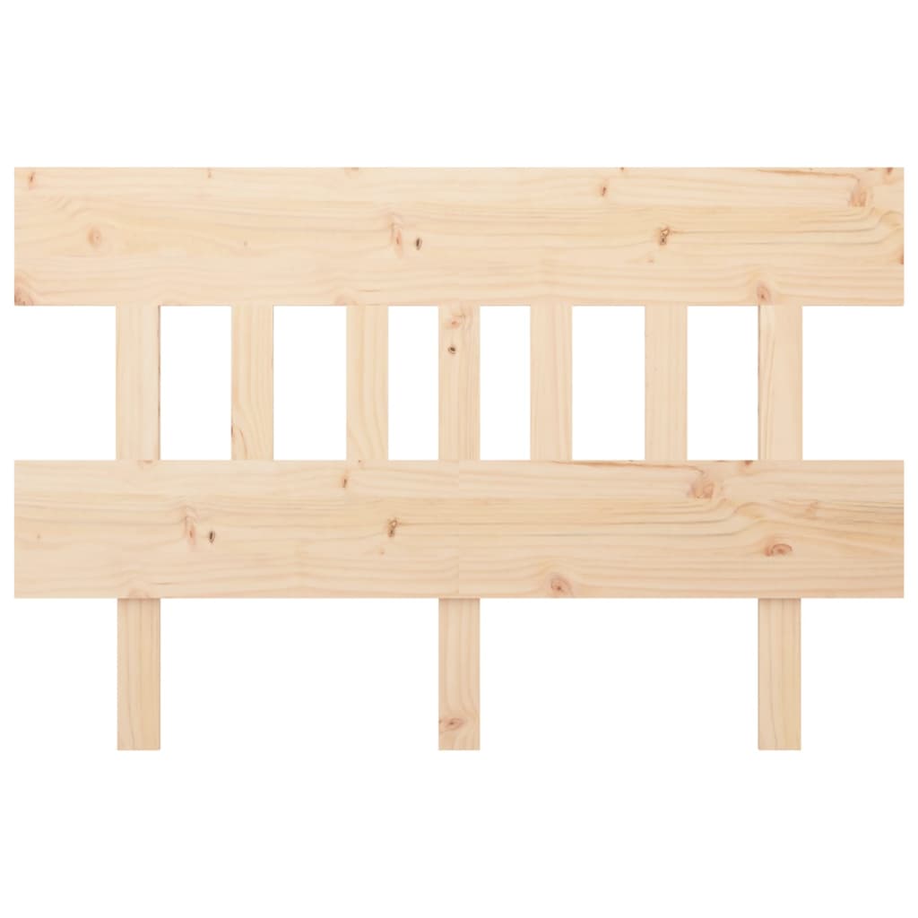 Tăblie de pat, gri, 183,5x3x81 cm, lemn masiv de pin - Lando