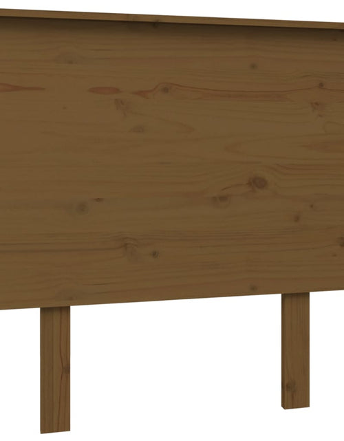 Загрузите изображение в средство просмотра галереи, Tăblie de pat, maro miere, 79x6x82,5 cm, lemn masiv de pin - Lando
