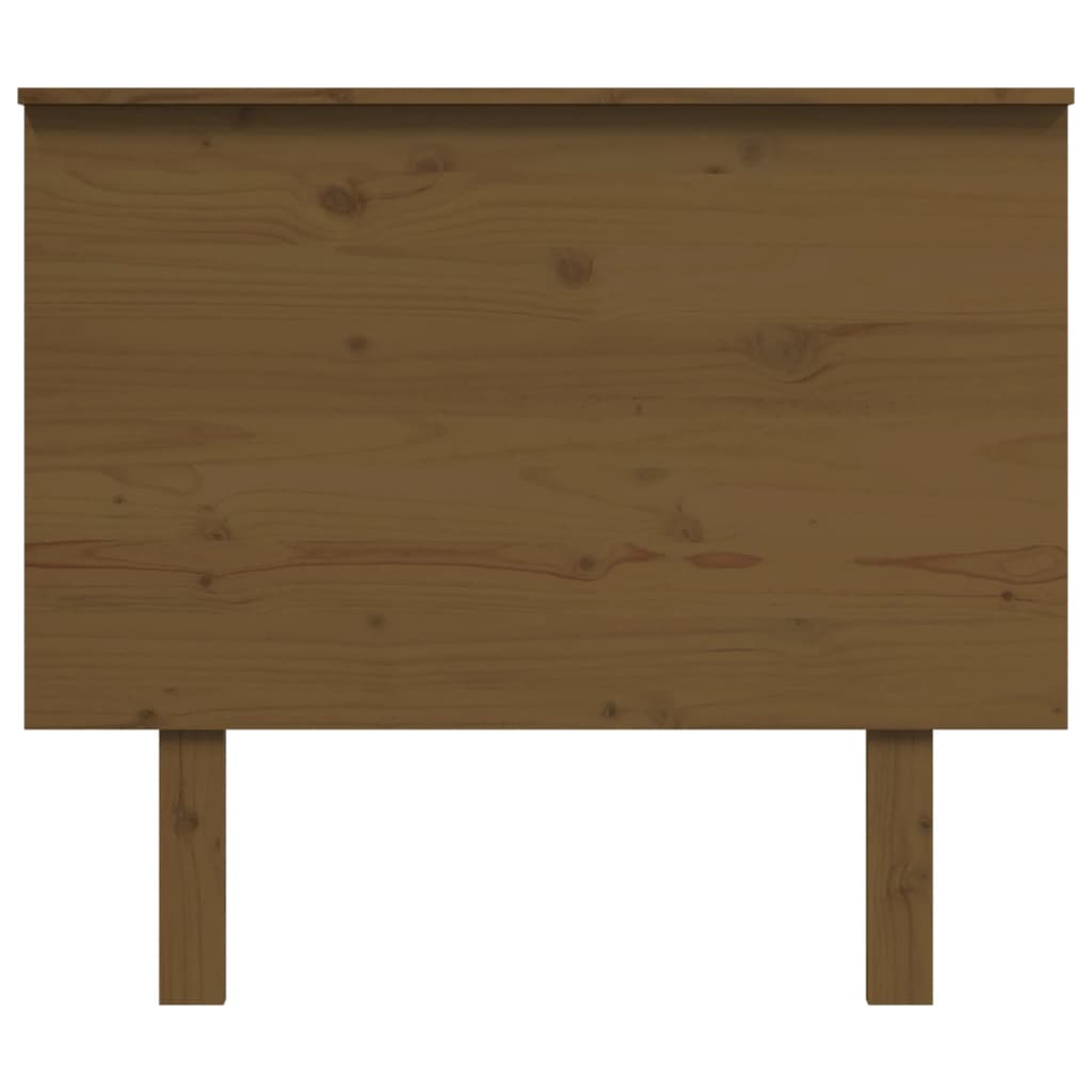 Tăblie de pat, maro miere, 94x6x82,5 cm, lemn masiv de pin - Lando