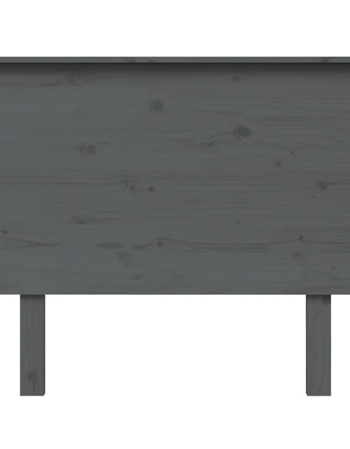 Загрузите изображение в средство просмотра галереи, Tăblie de pat, gri, 104x6x82,5 cm, lemn masiv de pin - Lando
