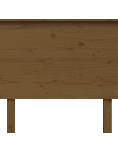 Загрузите изображение в средство просмотра галереи, Tăblie de pat, maro miere, 104x6x82,5 cm, lemn masiv de pin - Lando
