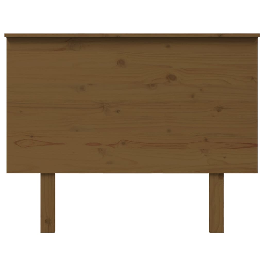 Tăblie de pat, maro miere, 104x6x82,5 cm, lemn masiv de pin - Lando