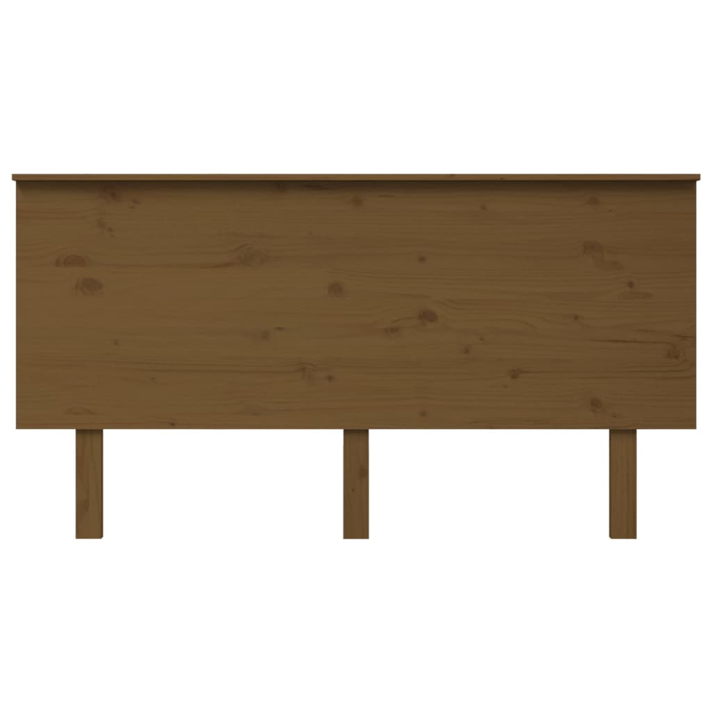 Tăblie de pat, maro miere, 154x6x82,5 cm, lemn masiv de pin - Lando