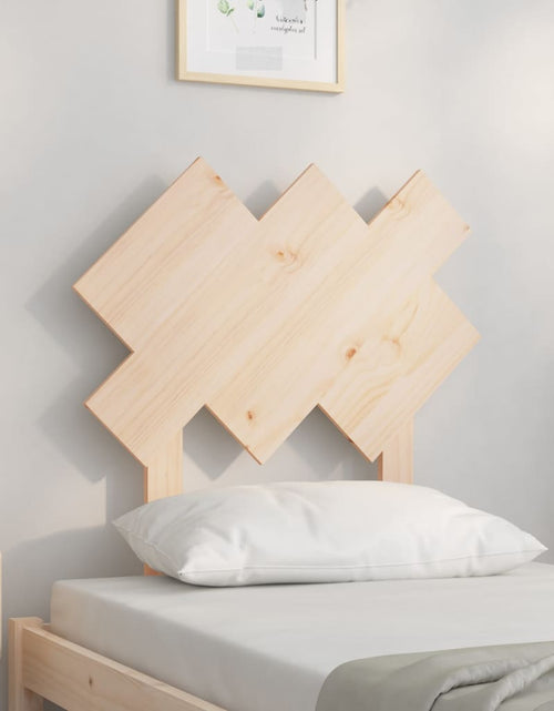 Încărcați imaginea în vizualizatorul Galerie, Tăblie de pat, 72,5x3x81 cm, lemn masiv de pin - Lando
